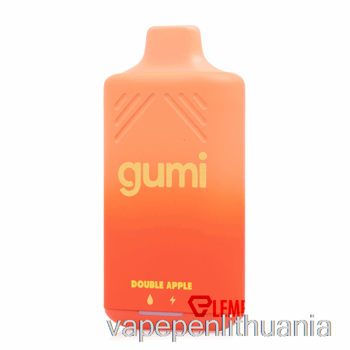 Gumi Bar 8000 Vienkartinis Double Apple Vape Skystis